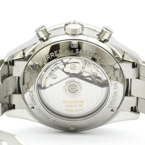 Tag Heuer Carrera - Montre chronographe automatique en acier 58 Facettes qnbi9autrq