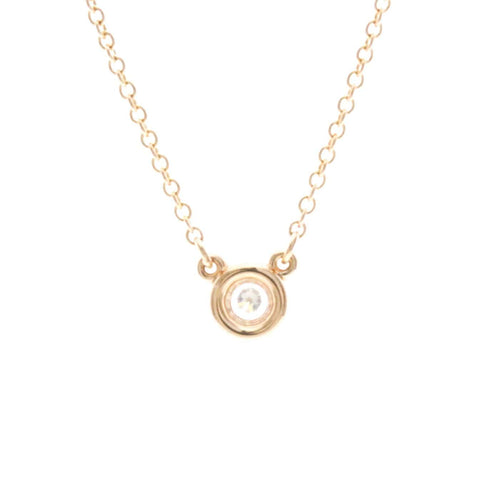 Tiffany & Co. Elsa Peretti - Collier en or rose et diamant 58 Facettes tc7b3sn14p