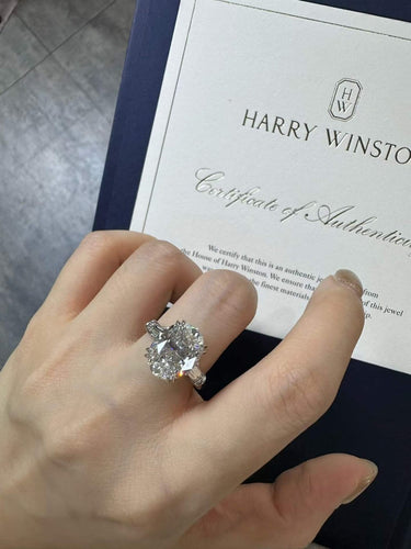52 Harry Winston - Bague en diamants 5,05 ct 58 Facettes jnci146