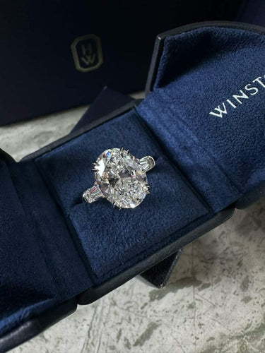 52 Harry Winston - Bague en diamants 5,05 ct 58 Facettes jnci146