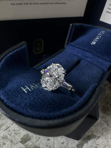52 Harry Winston - Bague en diamants 5,05 ct 58 Facettes jnci146
