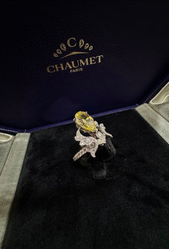 53 Chaumet Joséphine - Bague avec diamant jaune 3,06 ct 58 Facettes jnci148