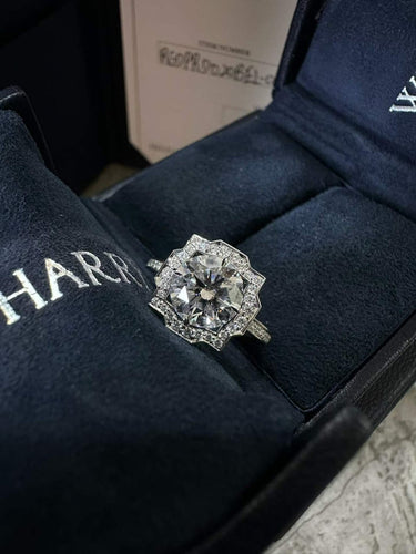 48 Harry Winston Belle - Bague diamant 2,01 ct 58 Facettes jnci150