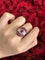 Bague 54 Bague en or 18K avec rubis sang de pigeon non chauffé et diamants 58 Facettes jnci152