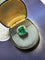 Bague 50 Bague en émeraude de Zambie, diamants et grenats tsavorites 58 Facettes jnci157