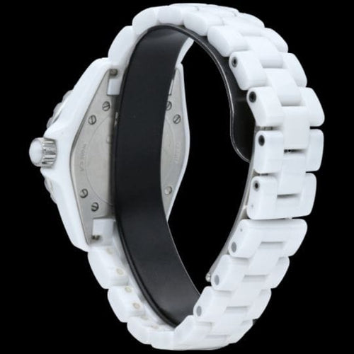 Chanel J12 - Montre 33 mm en céramique et diamants 58 Facettes MT46972