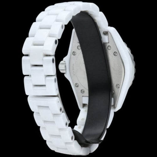 Chanel J12 - Montre 33 mm en céramique et diamants 58 Facettes MT46972