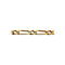 Bracelet maille Figaro en or jaune 18K 58 Facettes 330101473