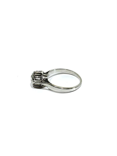 49 Bague solitaire en or blanc et diamant 58 Facettes 1810607