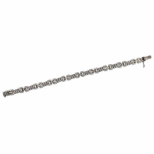 Repossi Caramelia - Bracelet en or noir et diamants 58 Facettes 62000245