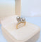 54 Bague toi et moi vintage en or 18K deux tons et diamants 58 Facettes 1795
