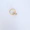 54 Bague toi et moi vintage en or 18K deux tons et diamants 58 Facettes 1795