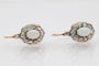 Boucles d'oreilles anciennes en or jaune, opales et diamants 58 Facettes 13420