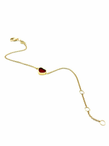 Chopard Happy Hearts - Bracelet en or rose 18K et cornaline 58 Facettes CHOPARFD BRA