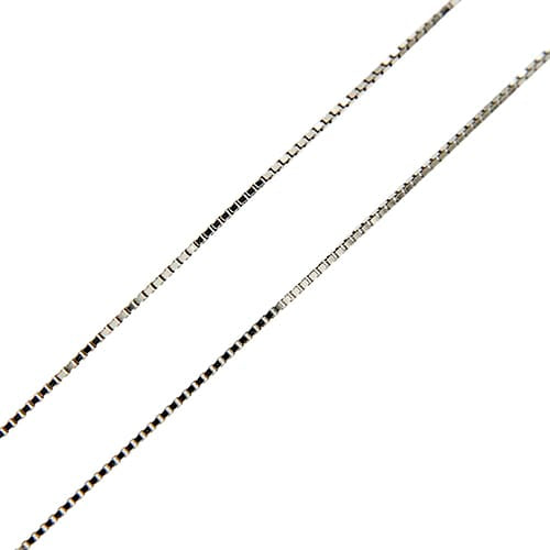 Vieri - Collier vénitien en or blanc, aigue-marine et diamants 58 Facettes 38678