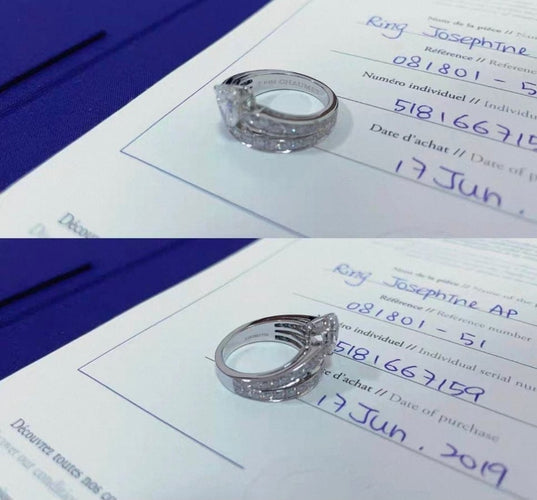51 Chaumet Joséphine - Bague solitaire diamant 1,05 ct 58 Facettes jnci159