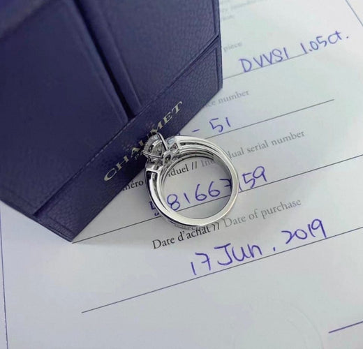 51 Chaumet Joséphine - Bague solitaire diamant 1,05 ct 58 Facettes jnci159