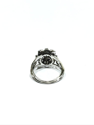52.5 Bague en or blanc et diamants taille ancienne 58 Facettes 1811165
