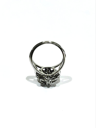 52.5 Bague en or blanc et diamants taille ancienne 58 Facettes 1811165