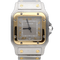 Cartier Santos Galbée - Montre en or jaune et acier