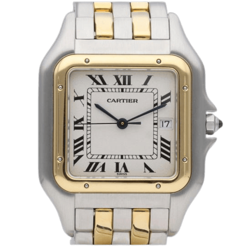 Cartier Panthère GM - Montre en or jaune et acier