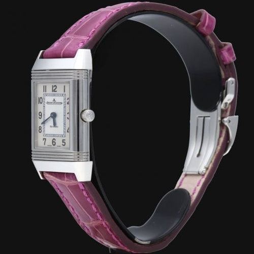 Jaeger-LeCoultre Reverso Classic Lady - Montre en acier 58 Facettes MT47676
