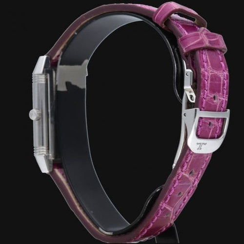 Jaeger-LeCoultre Reverso Classic Lady - Montre en acier 58 Facettes MT47676