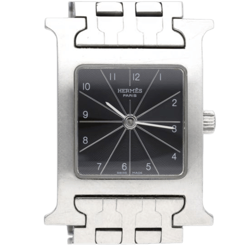 Hermès Heure H - Montre en acier 58 Facettes MT42167