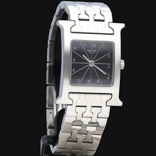 Hermès Heure H - Montre en acier 58 Facettes MT42167