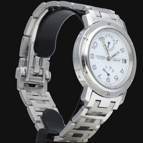 Hermès Clipper - Montre automatique en acier 58 Facettes MT47508