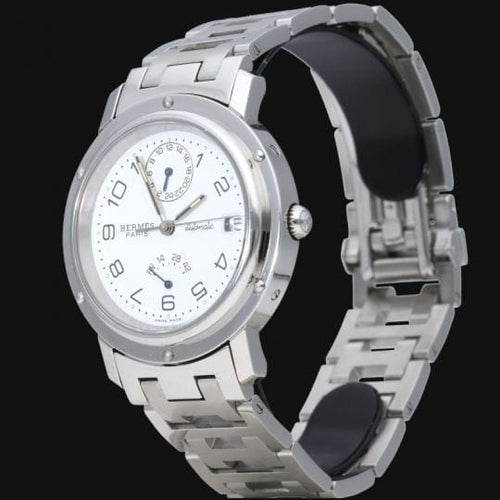 Hermès Clipper - Montre automatique en acier 58 Facettes MT47508