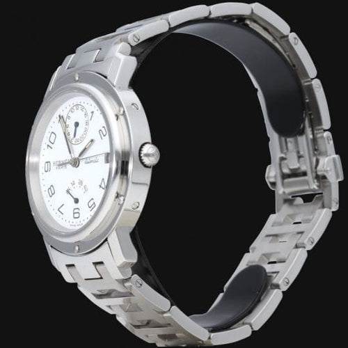 Hermès Clipper - Montre automatique en acier 58 Facettes MT47508