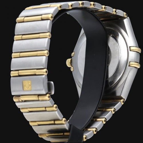 Omega Constellation - Montre en or jaune, acier et diamants 58 Facettes MT47961
