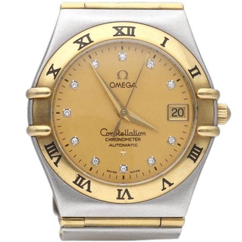 Omega Constellation - Montre en or jaune, acier et diamants 58 Facettes MT47969