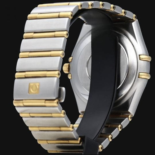 Omega Constellation - Montre en or jaune, acier et diamants 58 Facettes MT47969