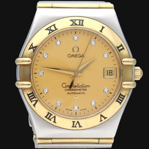 Montre Omega Constellation - Montre en or jaune, acier et diamants 58 Facettes MT47970