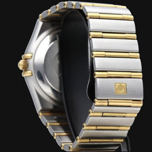 Omega Constellation - Montre en or jaune, acier et diamants 58 Facettes MT47970