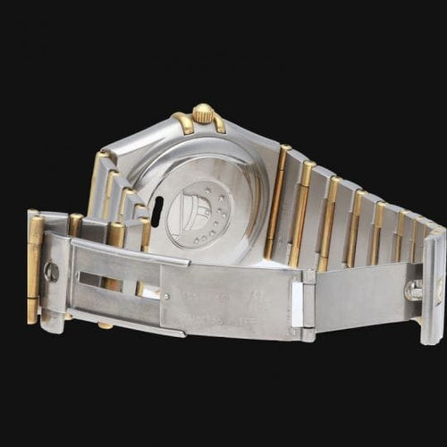 Omega Constellation - Montre en or jaune, acier et diamants 58 Facettes MT47970