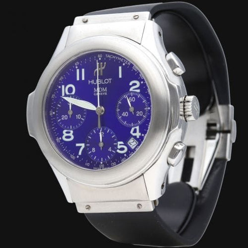 Hublot Elegant - Montre chronographe en acier 58 Facettes MT47491