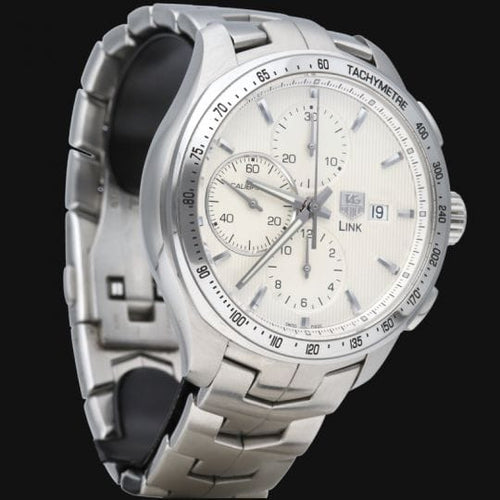 TAG Heuer Link Chronograph - Montre en acier 58 Facettes MT47417