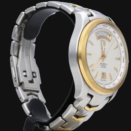 TAG Heuer Link Calibre 5 - Montre en acier et or jaune 58 Facettes MT47435