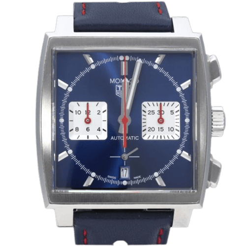 TAG Heuer Monaco - Montre chronographe en acier 58 Facettes MT47922