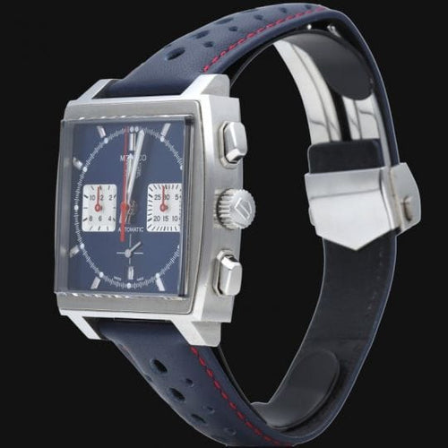 TAG Heuer Monaco - Montre chronographe en acier 58 Facettes MT47922