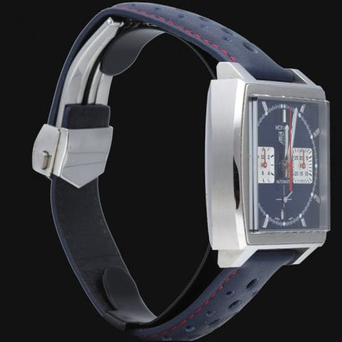 TAG Heuer Monaco - Montre chronographe en acier 58 Facettes MT47922