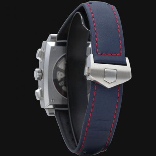 TAG Heuer Monaco - Montre chronographe en acier 58 Facettes MT47922