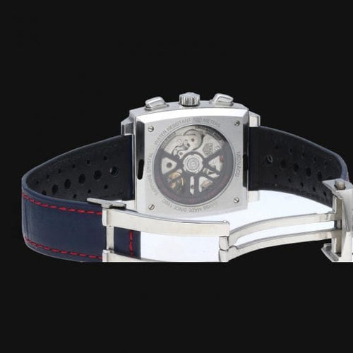 TAG Heuer Monaco - Montre chronographe en acier 58 Facettes MT47922