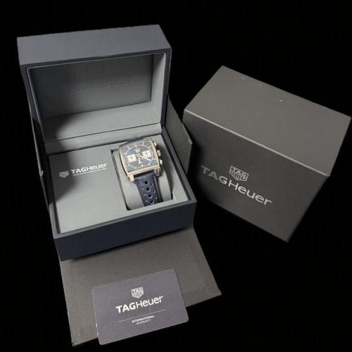 TAG Heuer Monaco - Montre chronographe en acier 58 Facettes MT47922