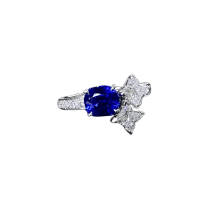 52 Louis Vuitton - Bague saphir du Cachemire 1,4 ct 58 Facettes jnci160