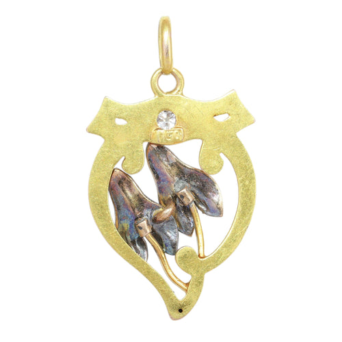26065-0291.p05_Ca  1900 Arts and Crafts Art Nouveau Gold Enamel Diamond Pendant-en.jpg