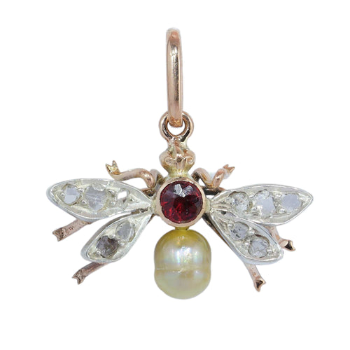 26079-0303.p00_Victorian fly or bee pendant with rose cuts  paste and pearl  circa 1900-en.jpg